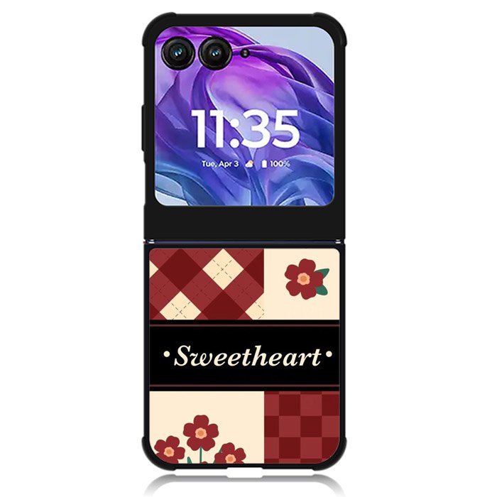 Red Sweetheart Motorola Moto Razr Plus 2024 , Moto Razr+ 2024 Case OV11012