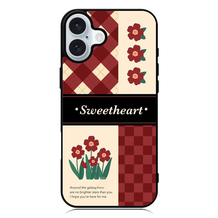 Red Sweetheart iPhone 16 Case QC11012