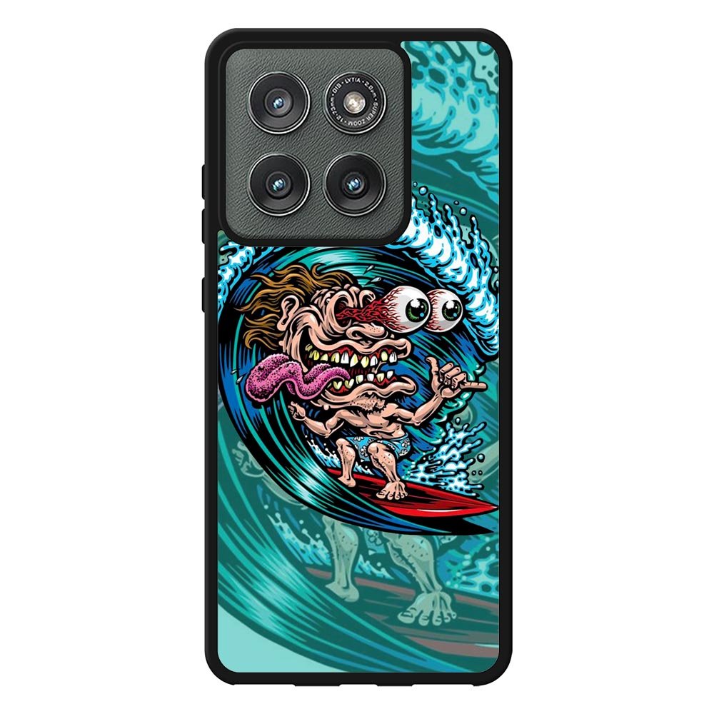 Skateboard Art Surfing Motorola Moto Edge 2025 Case