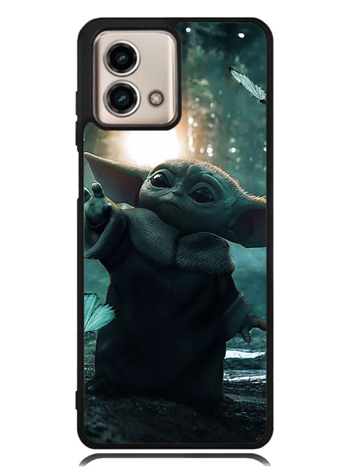Baby Yoda In The Forest Love Butterfly Motorola Moto G Stylus 5G 2023 Case