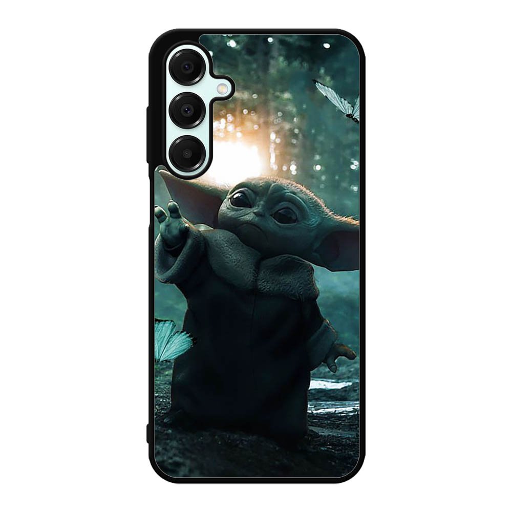 Baby Yoda In The Forest Love Butterfly Samsung Galaxy A16 Case OV2231