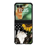 Cow Sunflower Motorola Moto RAZR 2025 Case OV10919