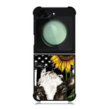 Cow Sunflower Samsung Galaxy Z Flip 6 5G 2024 Case OV10919