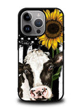 Cow Sunflower iPhone 16 Pro Max Case QC10919