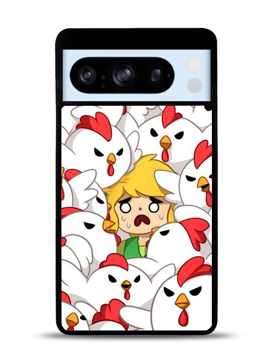 Legend of Zelda Angry Cuckoos Google Pixel 8 Pro Case QC10888