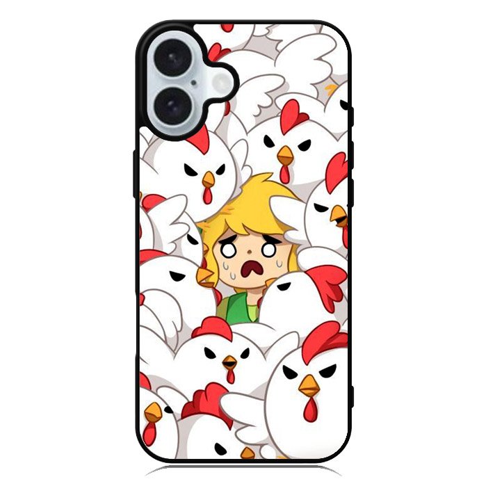 Legend of Zelda Angry Cuckoos iPhone 16 Case QC10888