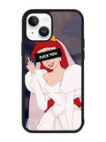 Princess Ariel Middle Finger iPhone 14 Plus Case QC10794