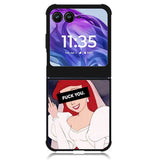 Princess Ariel Middle Finger Motorola Moto Razr Plus 2024 , Moto Razr+ 2024 Case OV10794