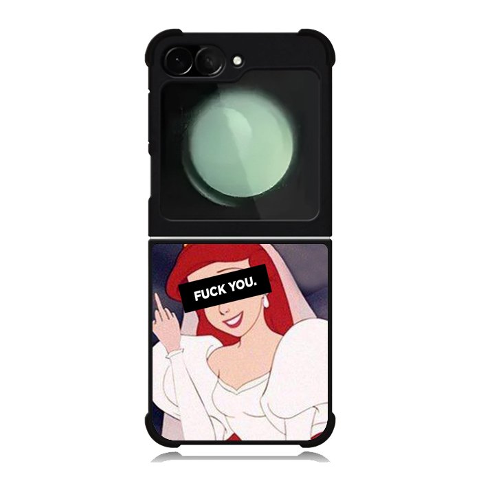 Princess Ariel Middle Finger Samsung Galaxy Z Flip 6 5G 2024 Case OV10794