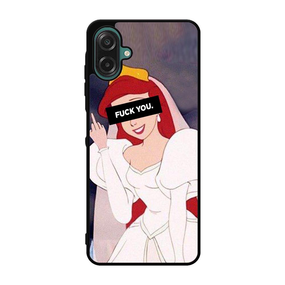 Princess Ariel Middle Finger Samsung Galaxy A07 Case QC10794
