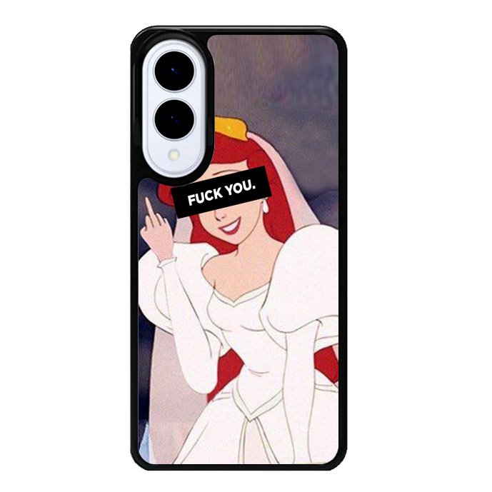Princess Ariel Middle Finger Samsung Galaxy S25 Edge 5G Case OV10794