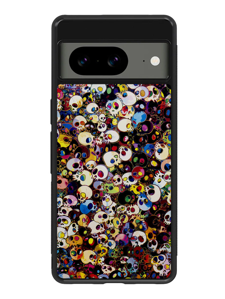 Takashi Murakami Color Skull Google Pixel 8A Case QC10838