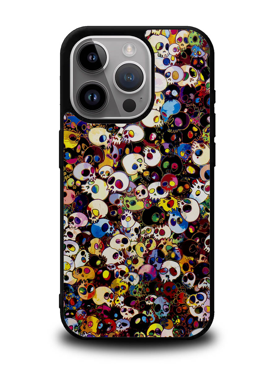 Takashi Murakami Color Skull iPhone 16 Pro Case OV10838