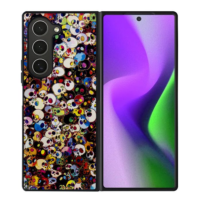 Takashi Murakami Color Skull Samsung Galaxy Z Fold 6 5G 2024 Case OV10838