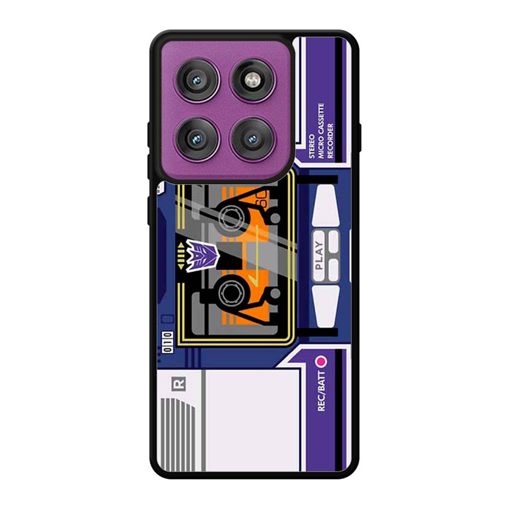Transformers Soundwave Cassette Motorola Moto Edge 60 Pro Case