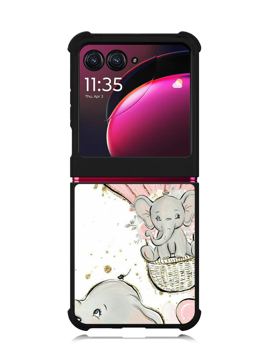 Dumbo Drawing Air Balloon Motorola Moto Razr Plus 2023 , Moto Razr+ 2023 Case OV10558