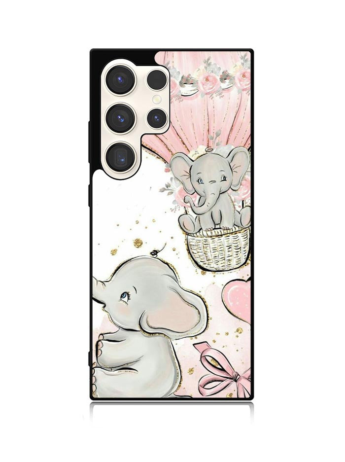 Dumbo Drawing Air Balloon Samsung Galaxy S23 Ultra 5G Case QC10558
