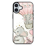 Dumbo Drawing Air Balloon iPhone 16 Case QC10558
