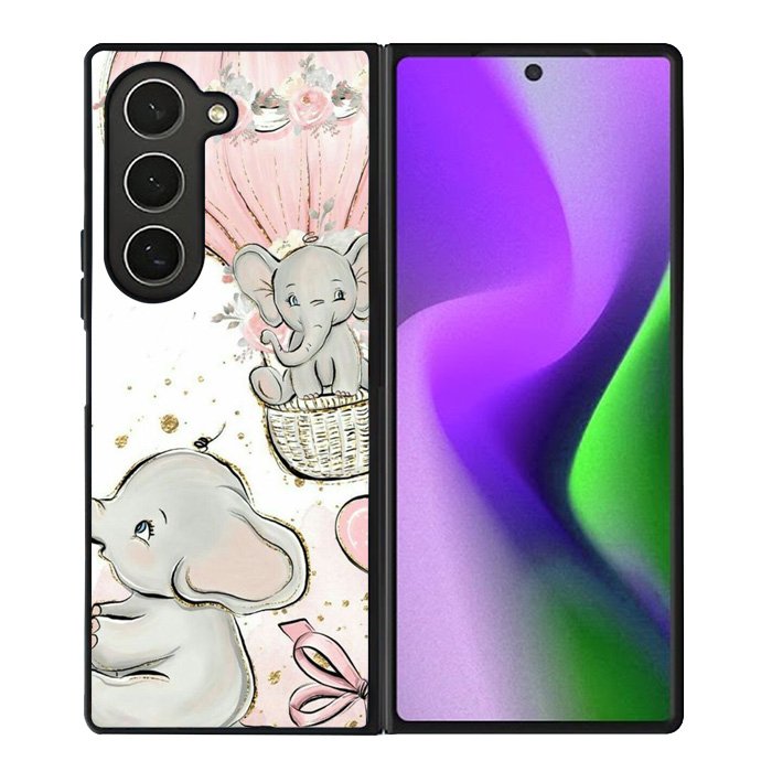 Dumbo Drawing Air Balloon Samsung Galaxy Z Fold 6 5G 2024 Case OV10558