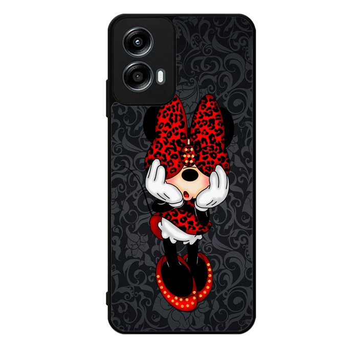 Leopard Minnie Mouse Motorola Moto G Play 2024 Case OV10616