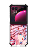 Sakura Zero Two Darling Motorola Moto Razr Plus 2023 , Moto Razr+ 2023 Case