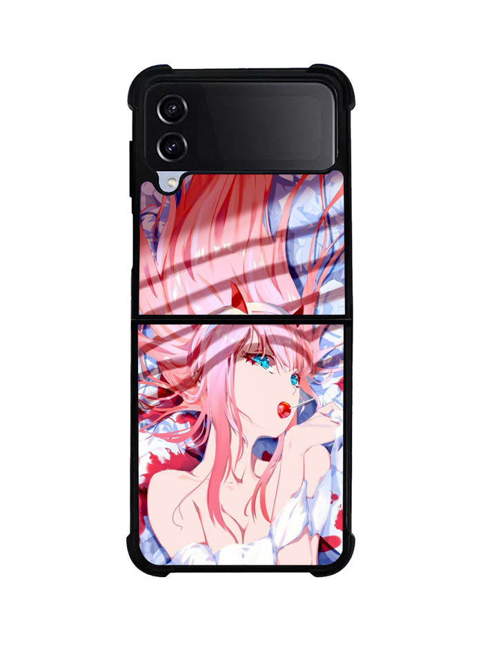 Sakura Zero Two Darling Samsung Galaxy Z Flip 4 5G 2022 Case