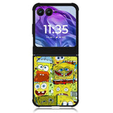 Spongebob Yellow Meme Collage Motorola Moto Razr Plus 2024 , Moto Razr+ 2024 Case OV10437