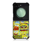 Spongebob Yellow Meme Collage Samsung Galaxy Z Flip 6 5G 2024 Case OV10437