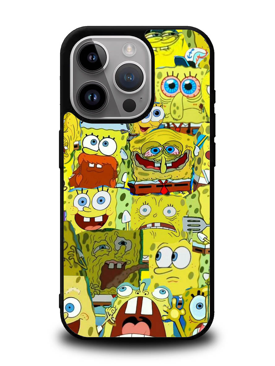 Spongebob Yellow Meme Collage iPhone 16 Pro Case OV10437