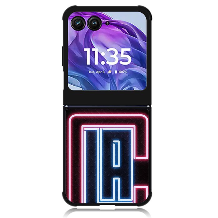 Los Angeles Clippers Neon Motorola Moto Razr Plus 2024 , Moto Razr+ 2024 Case OV9370