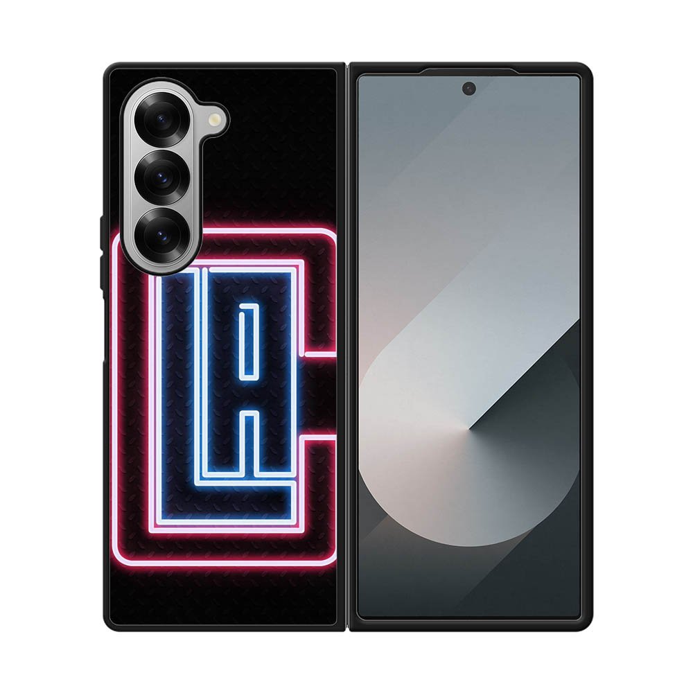 Los Angeles Clippers Neon Samsung Galaxy Z Fold 7 5G Case OV9370