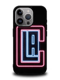 Los Angeles Clippers Neon iPhone 16 Pro Max Case OV9370