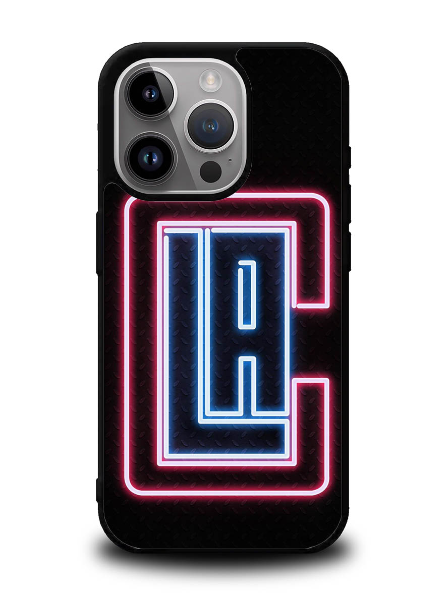 Los Angeles Clippers Neon iPhone 16 Pro Case OV9370