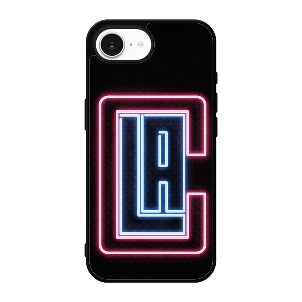 Los Angeles Clippers Neon iPhone 17e Case OV9370