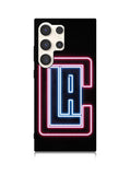 Los Angeles Clippers Neon Samsung Galaxy S23 Ultra 5G Case QC9370