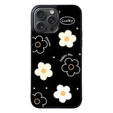 Flower black white NDK0064 iPhone 15 Pro Max Case