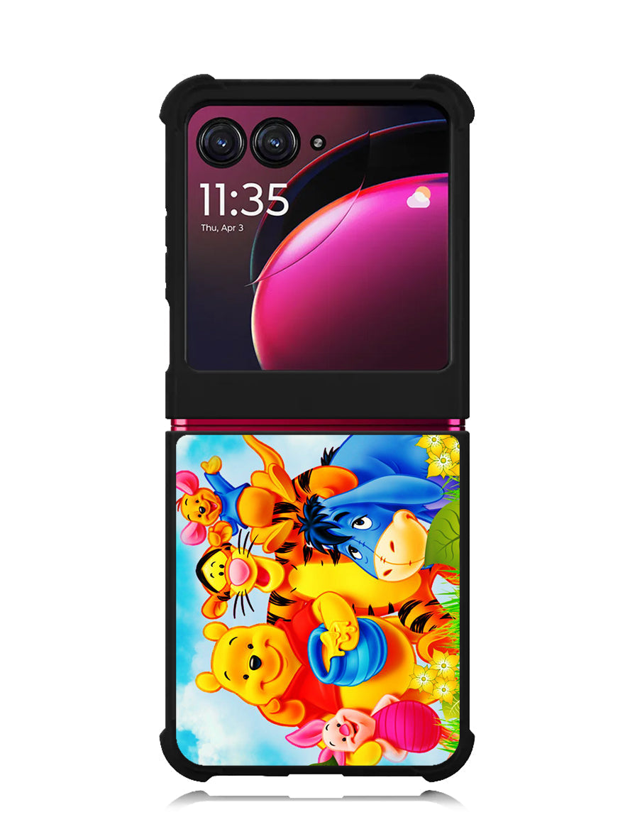 Winnie The Pooh Cartoon Motorola Moto Razr Plus 2023 , Moto Razr+ 2023 Case