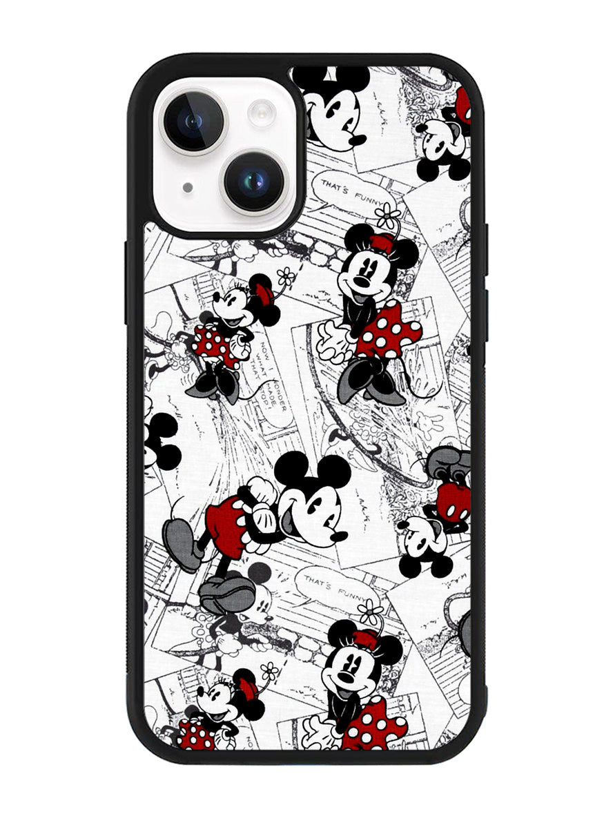 mickey mouse wallpaper iPhone 14 Plus Case QC3287