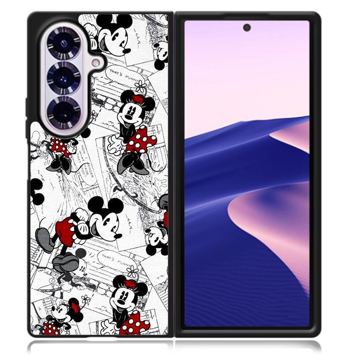 mickey mouse wallpaper Samsung Galaxy Z Fold 7 Case OV3287