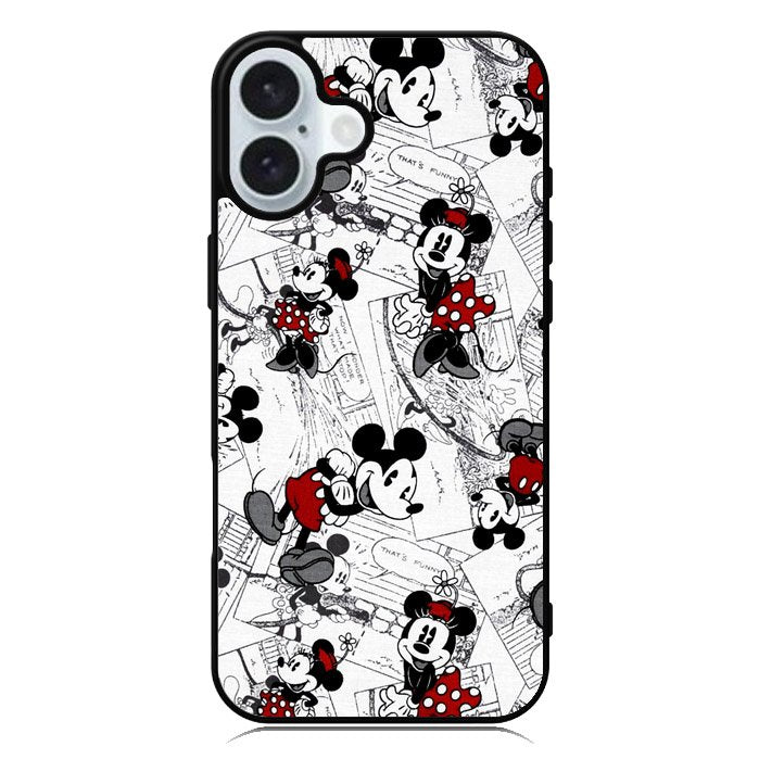 mickey mouse wallpaper iPhone 16 Plus Case QC3287