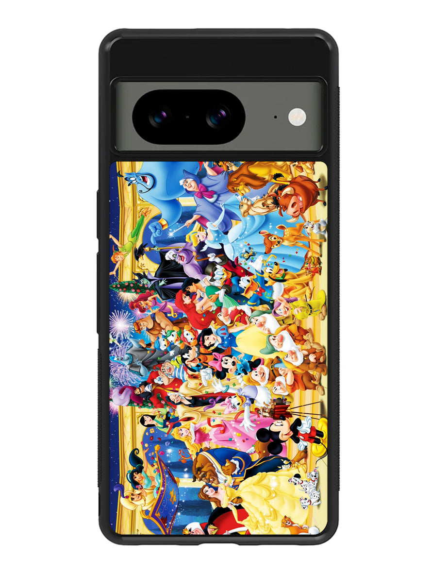 All Characters Disne Google Pixel 8A Case QC3795