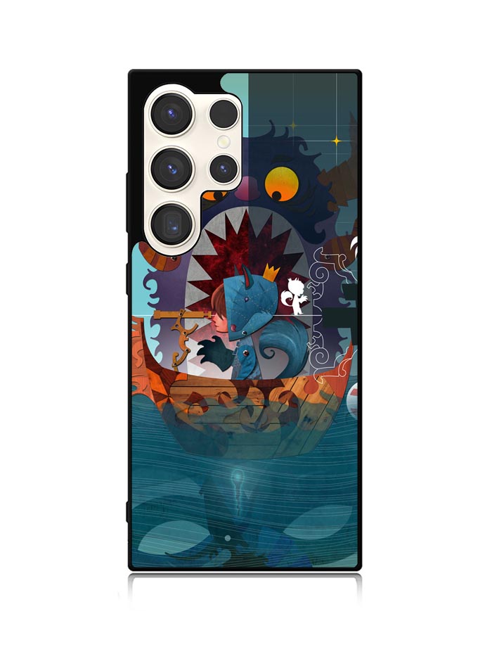 Where the Wild Things Are cartoon Wallpaper Samsung Galaxy S25 Ultra 5G Case QC1494