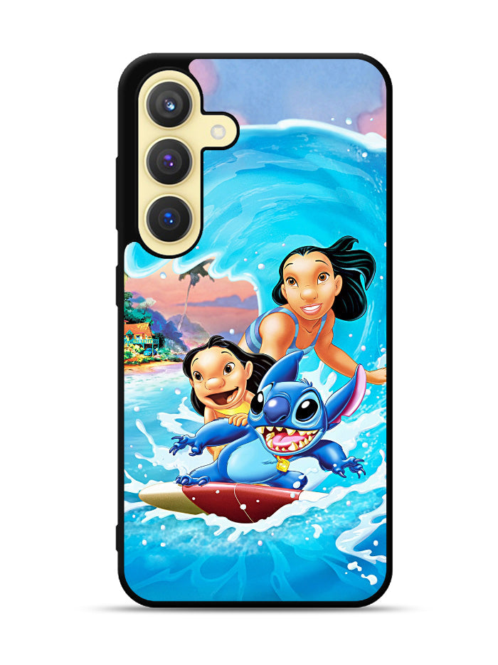 lilo stitch Wallpaper Samsung Galaxy S23 5G Case QC1499
