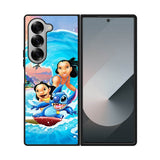 lilo stitch Wallpaper Samsung Galaxy Z Fold 7 5G Case QC1499