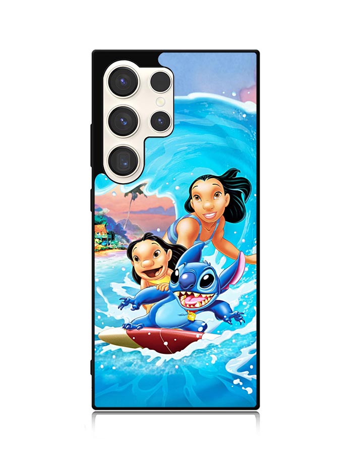 lilo stitch Wallpaper Samsung Galaxy S23 Ultra 5G Case QC1499