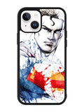 Superman Man Of Steel Painting iPhone 14 Plus Case QC2301