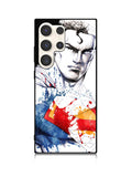 Superman Man Of Steel Painting Samsung Galaxy S25 Ultra 5G Case QC2301