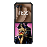 Batman Love Wonder Woman Motorola Moto RAZR Plus 2025 Case OV4095
