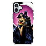 Batman Love Wonder Woman iPhone 16 Plus Case QC4095