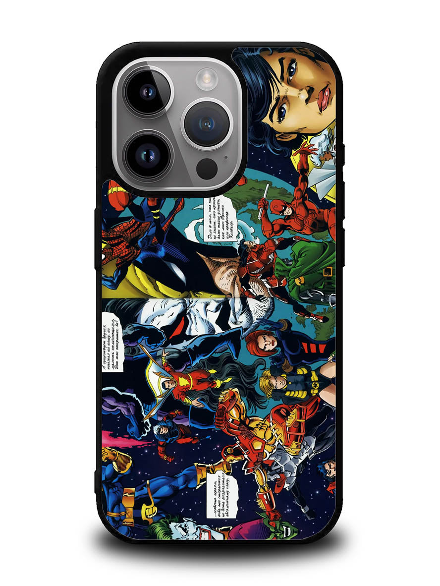 dc vs marvel iPhone 14 Pro Max Case QC4616